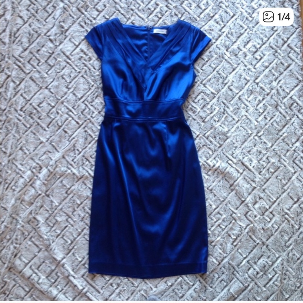 Calvin Klein Satin Cocktail Dress